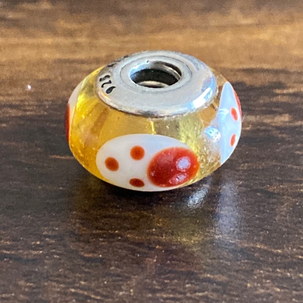 Pandora ladybug 🐞 Glass bead